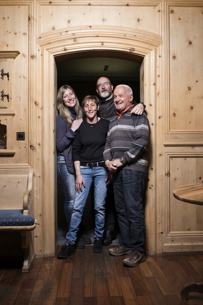 Das heutige Team hat Kultpotenzial: Ardia Valcepina, Lucia Cantoni, Marco Pezzini und Romano Galli.