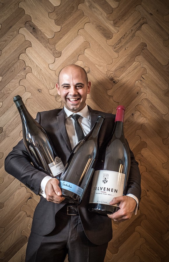 Restaurantleiter und Sommelier Francesco Benvenuto ist Sommelier des Jahres.