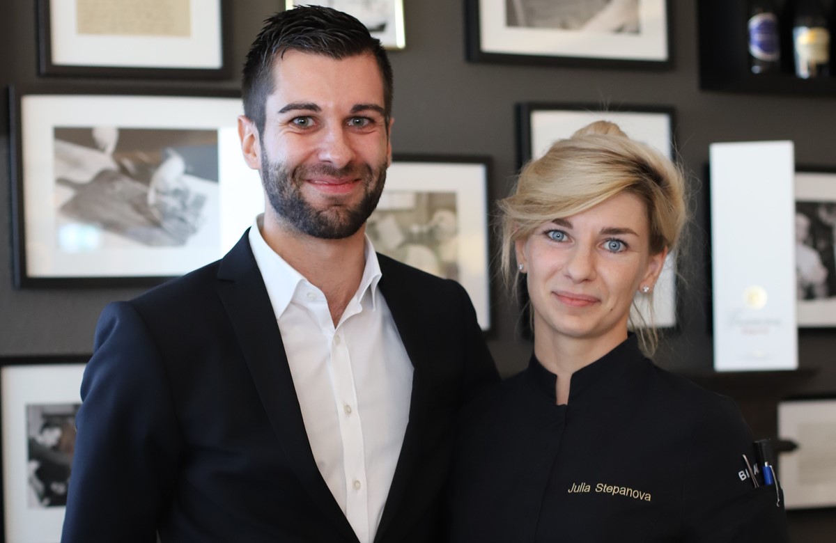 Doppelte Freude: Souschefin Julia Stepanova und Restaurantleiter Marius Müller sind nicht nur beruflich, sondern auch privat ein Paar.