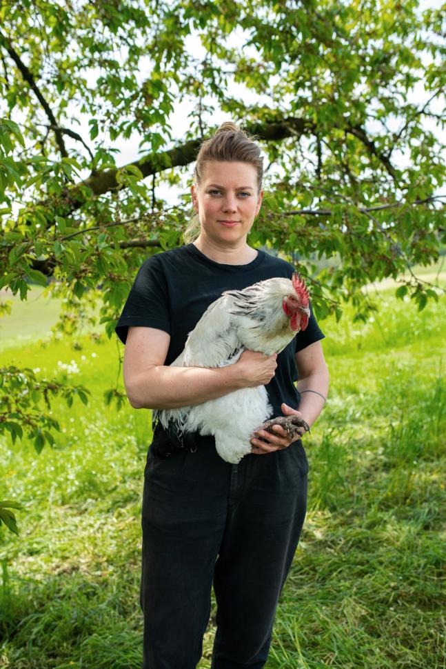 Der Biohof verkauft Eier und Hühnerfleisch aus nachhaltiger Produktion.