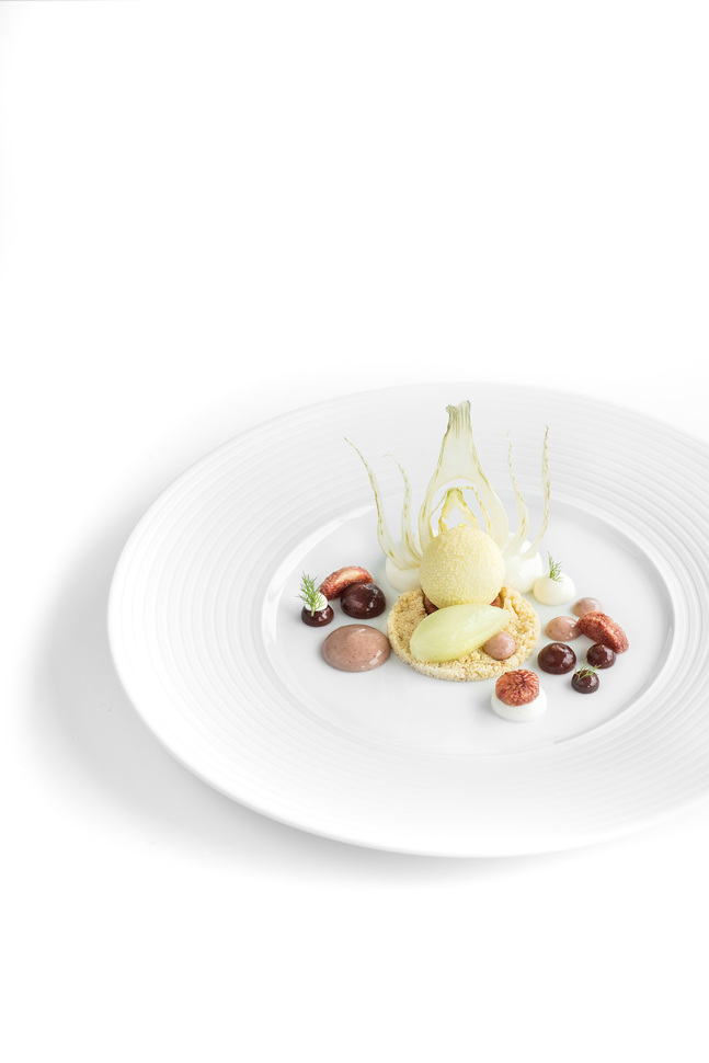 Joghurt, Fenchel, Feige und Honig Joghurt, Fenchel, Feige und Honig