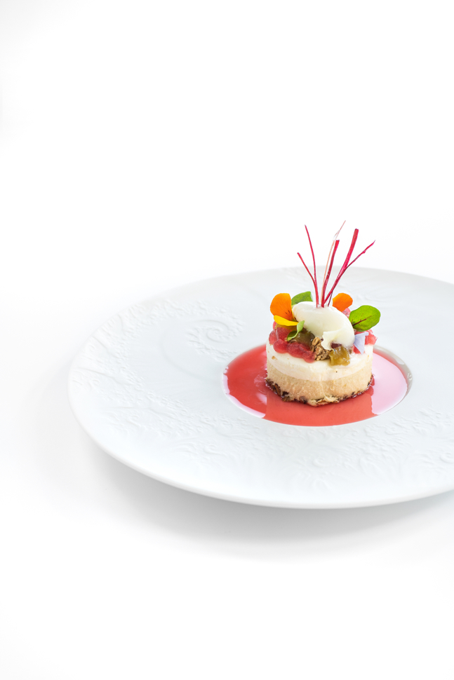 Rhabarber-Haferflocken-Dessert Rhabarber-Haferflocken-Dessert