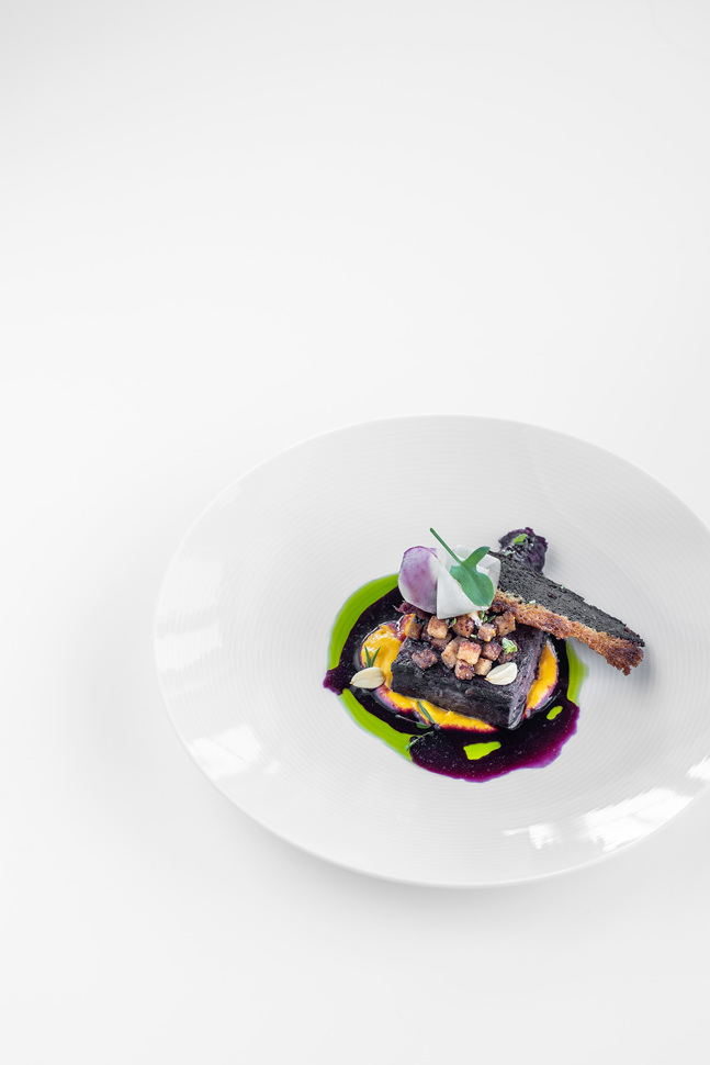 Euter, Milzschnitte und Blutpudding Euter, Milzschnitte und Blutpudding