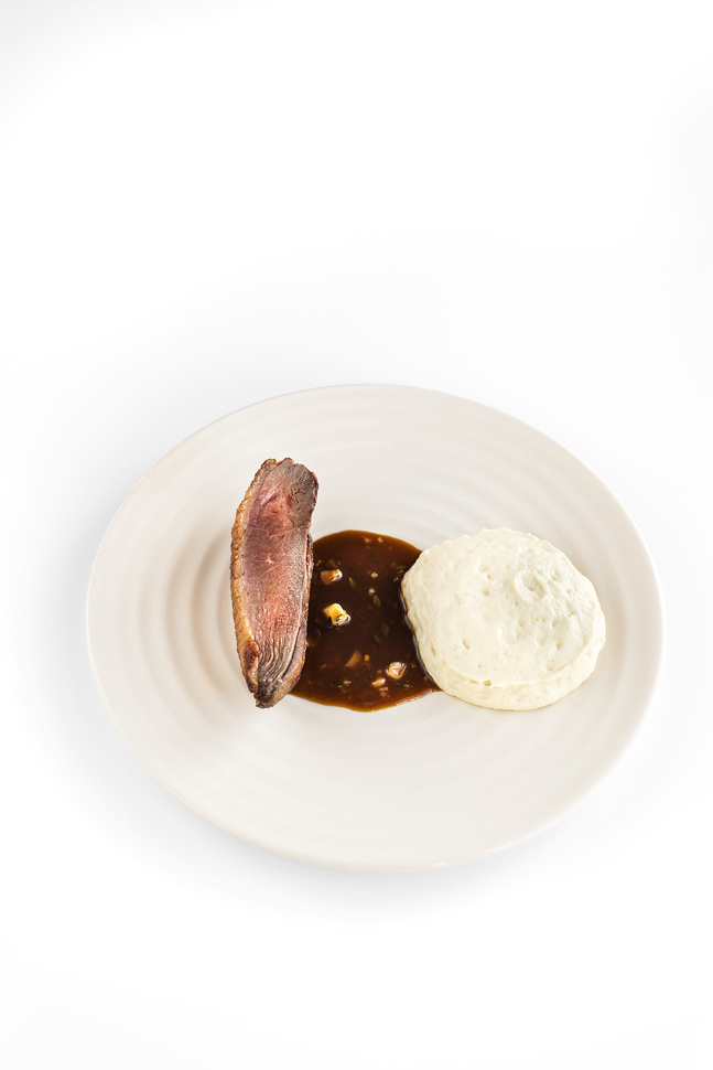 Ente, Pastinake, Birne Ente, Pastinake, Birne