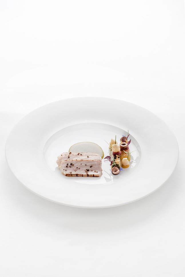 Luma-Schweinsrücken: Kimchi – Purple Curry – Ananas Luma-Schweinsrücken: Kimchi – Purple Curry – Ananas