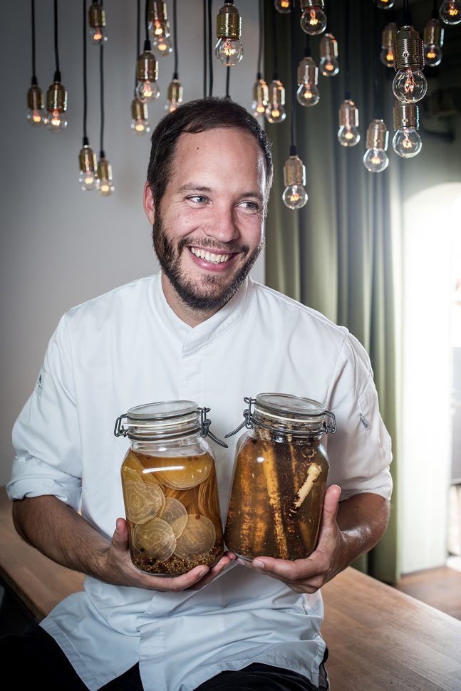 Simon Apothéloz vom Restaurant Eisblume in Worb ist Aufsteiger des Jahres