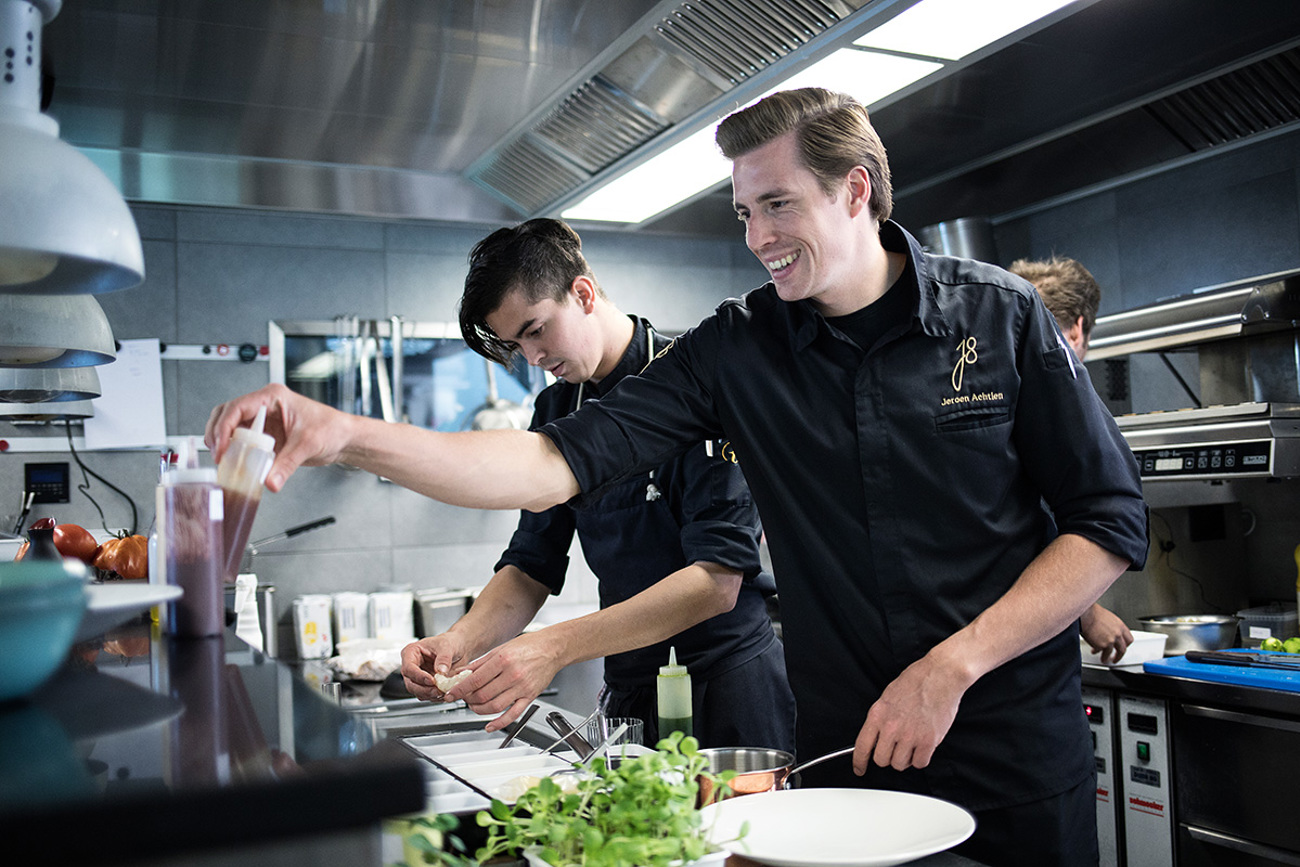 Jeroen Achtjen und Souschef Marcel Koolen