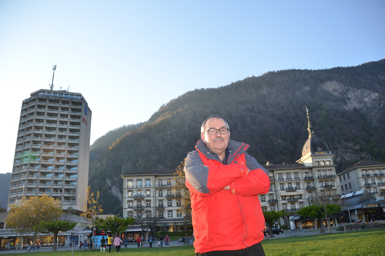 Erwin Stocker prägte die Gastronomie der zwei führenden Häuser in Interlaken: des Hotels Metropole (links im Bild) und des Victoria-Jungfrau Grand Hotels.